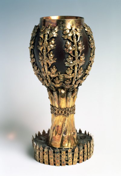 The Columbus, or Pallisade Cup, 1492 by English School