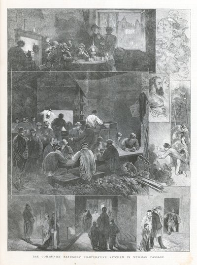 The Communist Refugees Co-operative Kitchen in Newman Passage by English School