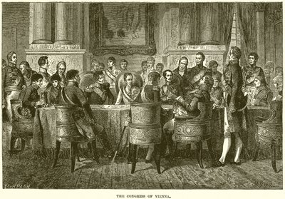 The Congress of Vienna by English School