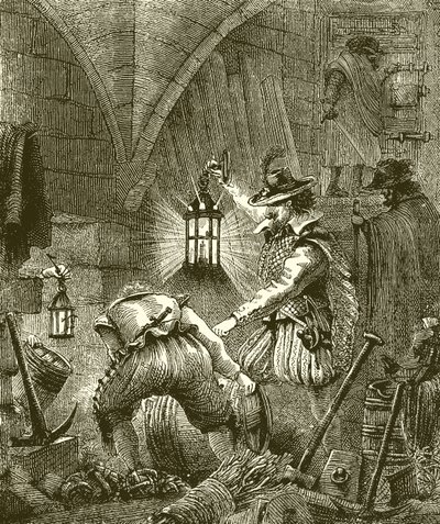 The Conspirators at Work by English School