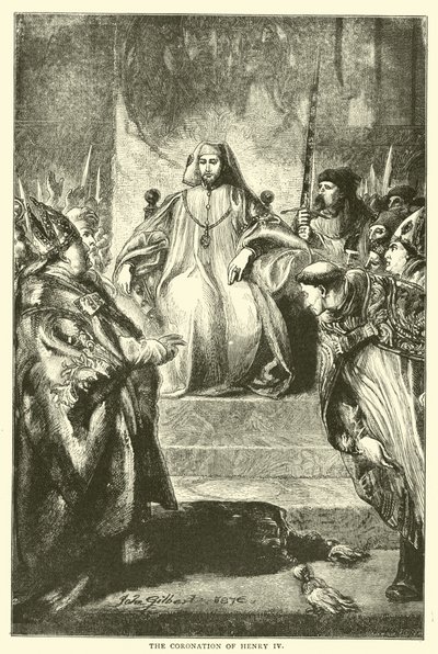 The Coronation of Henry IV by English School