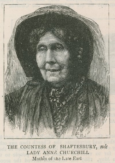 The Countess of Shaftesbury, nee Lady Anne Churchill by English School