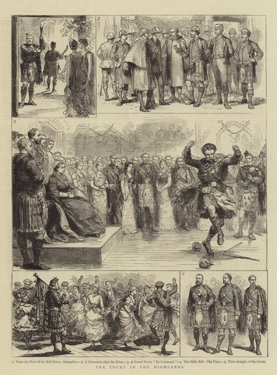 The Court in the Highlands by English School