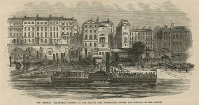 The Cricket Steamboat Explosion by English School