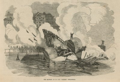 The Cricket Steamboat Explosion by English School