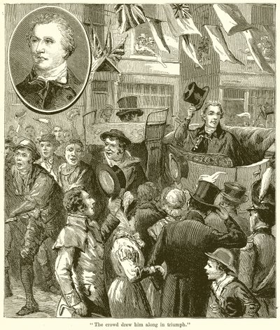 The Crowd drew him along in Triumph by English School