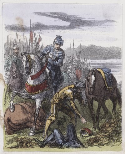 The Crown of Richard III, Found on Bosworth Field by English School