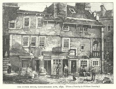 The Cunzie House, Candlemaker Row by English School