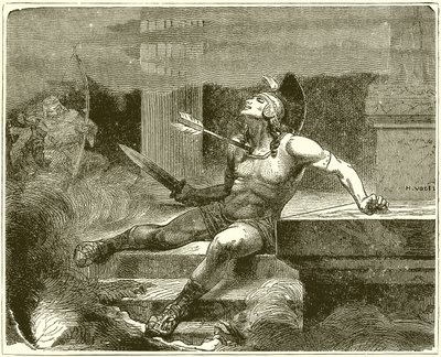 The Death of Alcibiades by English School