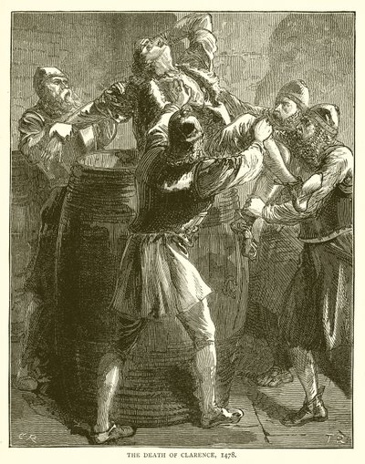 The Death of Clarence, 1478 by English School