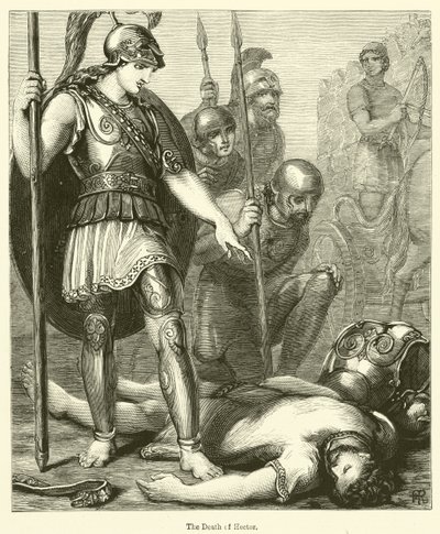 The Death of Hector by English School