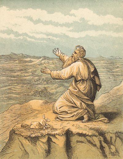 The Death of Moses by English School