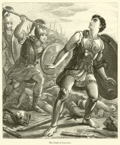 The Death of Patroclus by English School