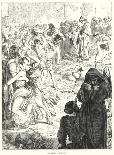 The Death of Stephen by English School