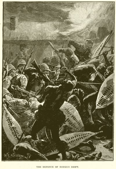 The Defence of Rorkes Drift by English School