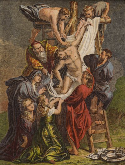 The Descent from the Cross by English School