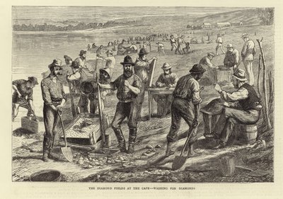 The Diamond Fields at the Cape by English School