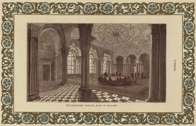 The Directors Parlour in the Bank of England by English School