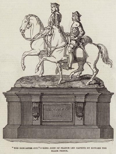 The Doncaster Cup, King John of France Led Captive by Edward the Black Prince by English School