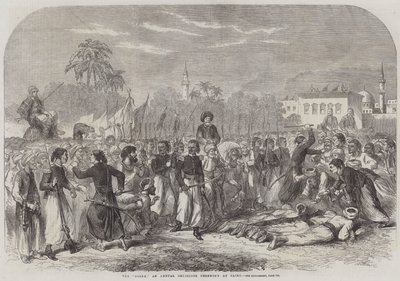 The "Doseh," an Annual Religious Ceremony at Cairo by English School