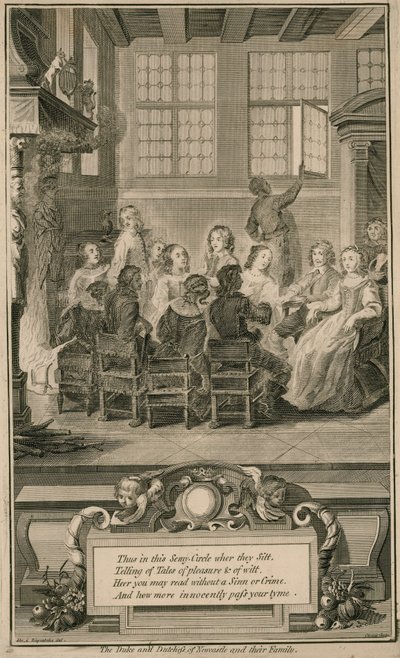 The Duke and Duchess of Newcastle and Their Family by English School
