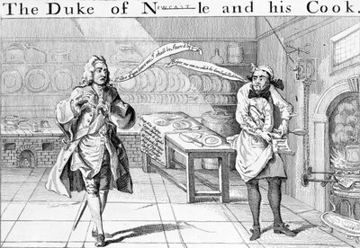 The Duke of Newcastle and His Cook, c.1745 by English School