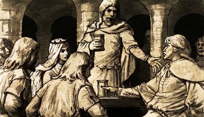 The Earl of Norfolk rose and made a fiery speech attacking the absent King William by English School