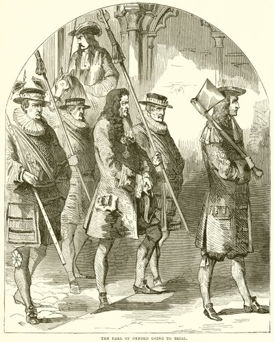 The Earl of Oxford going to trial by English School