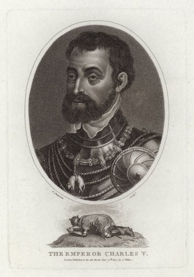 The Emperor Charles V by English School