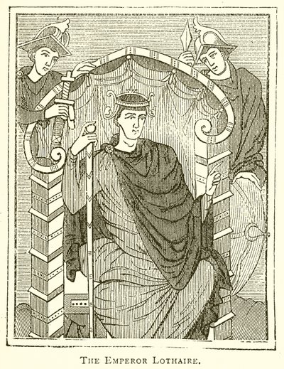 The Emperor Lothaire by English School