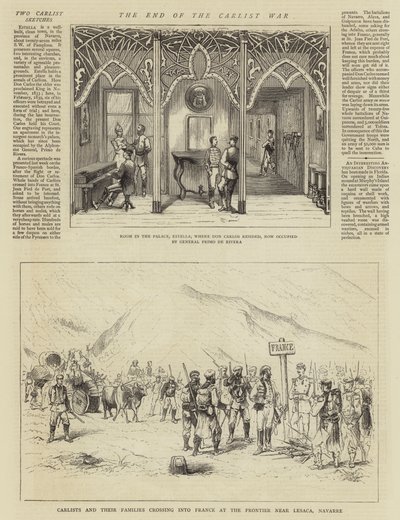 The End of the Carlist War by English School