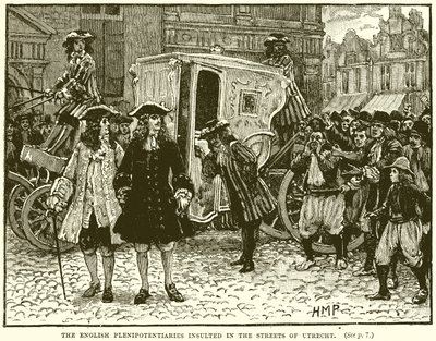 The English Plenipotentiaries Insulted in the Streets of Utrecht by English School