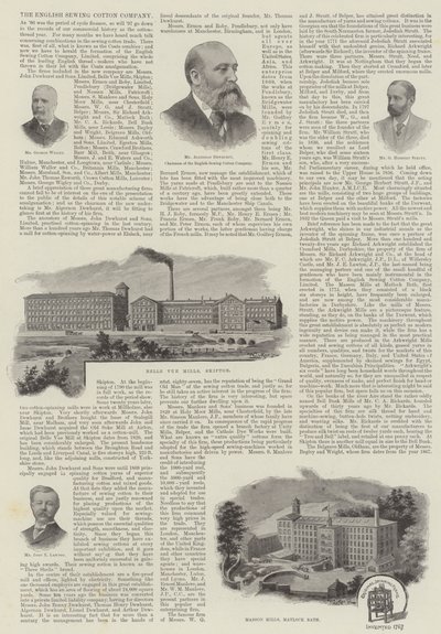 The English Sewing Cotton Company (engraving) by English School