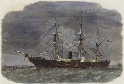 The Federal Sloop-of-War Tuscarora in Southampton Water by English School