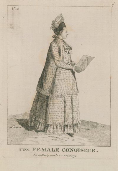 The Female Connoisseur by English School