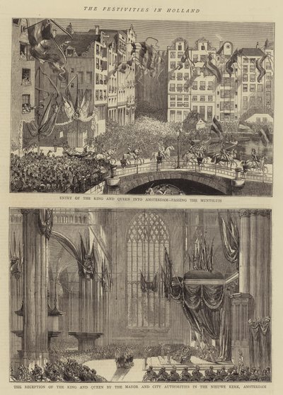 The Festivities in Holland by English School