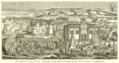 The Field of Cloth of Gold by English School
