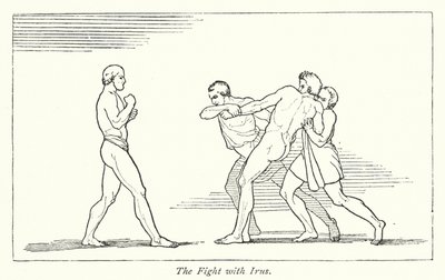 The Fight with Irus by English School