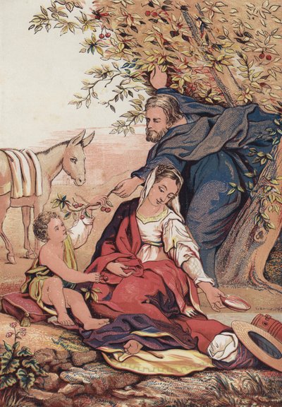 The Flight into Egypt by English School