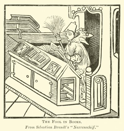 The Fool in Books by English School