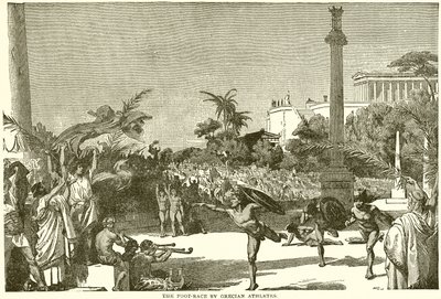 The Foot-Race by Grecian Athletes by English School