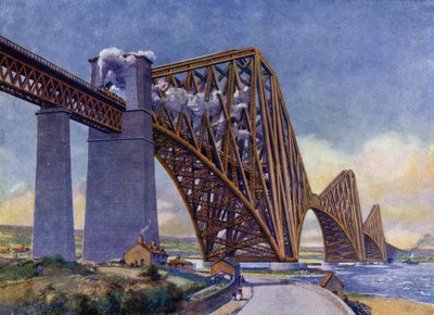 The Forth Bridge, the most wonderful bridge in the world by English School