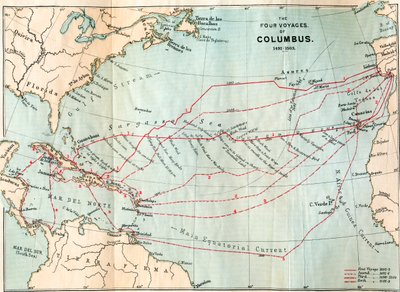 The Four Voyages of Christopher Columbus, from 