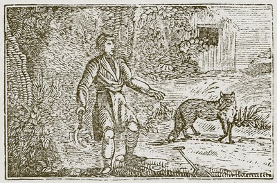 The Fox and the Countryman by English School