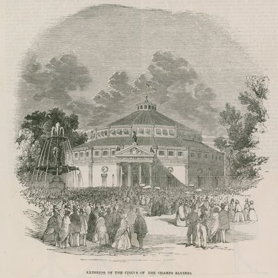 The French National Lottery - exterior of the Circus of the Champs Elysees, Paris, France by English School