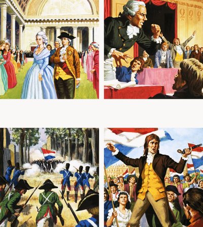 The French Revolution by English School