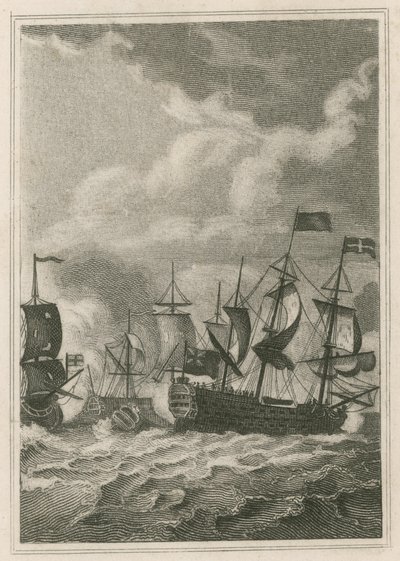 The French defeated by Lord Howe at the Glorious First of June by English School