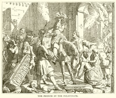 The French in the Palatinate by English School