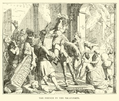The French in the Palatinate by English School