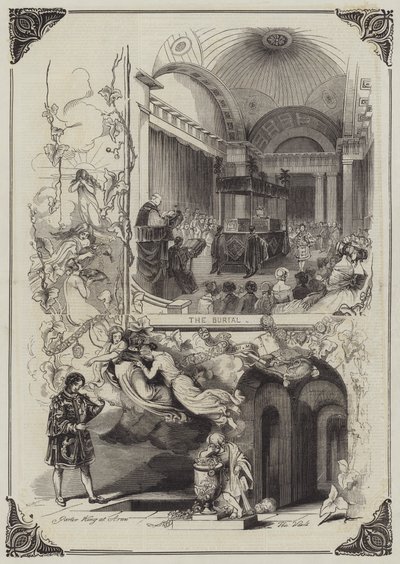 The Funeral of the Duke of Sussex by English School